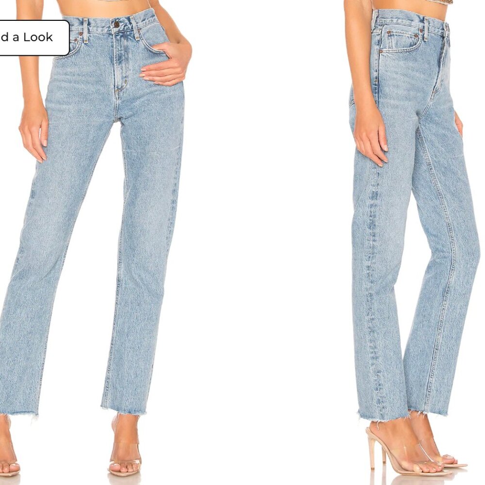 Agolde Cherie High Rise Straight Jeans